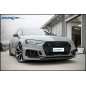Tubo centrale diretto + Terminale silenziato con uscita 2 x diam. 90 RACING BLACK CERAMIC DX+SX Vavo