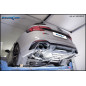 Tubo centrale diretto + Terminale silenziato con uscita 2 x diam. 90 RACING BLACK CERAMIC DX+SX Vavo