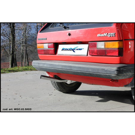 Posteriore con uscita singola diam. 50 German Style – 1984 112CV Volkswagen GOLF 1 (Cod. I-WGO.02.