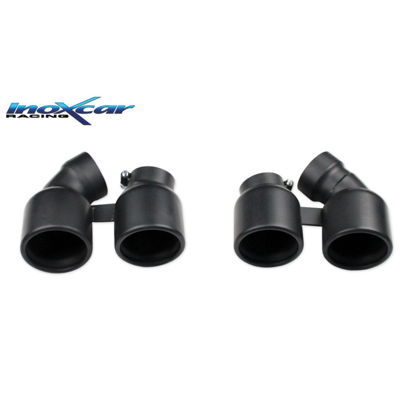 Uscite 2 x diam. 90 Black Ceramic DX+SX – compatibile con OV911.02 VALV.911.01 e impianto di serie
