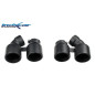 Uscite 2 x diam. 90 Black Ceramic DX+SX – compatibile con OV911.02 VALV.911.01 e impianto di serie