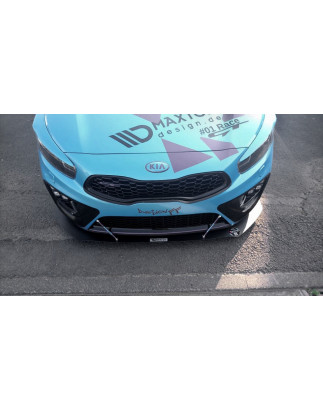 SPLITTER RACING ANTERIORE KIA CEE'D / PRO CEE'D GT MK2 (Cod. M-KI-CE-2-GT-CNC-FD1A)
