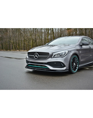 SPLITTER ANTERIORE V.1 MERCEDES-BENZ CLA C117 AMG-LINE FACELIFT (Cod. M-ME-CLA-117F-AMGLINE-FD1G)
