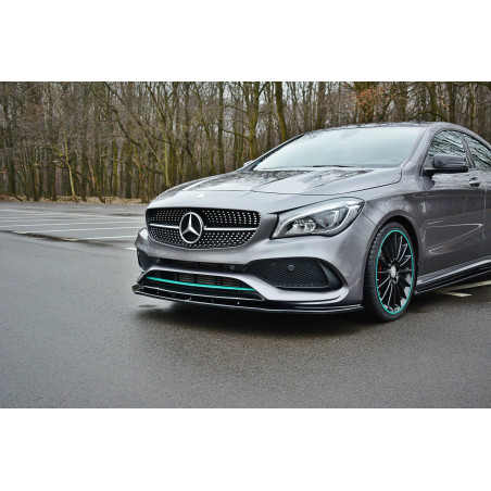 SPLITTER ANTERIORE V.1 MERCEDES-BENZ CLA C117 AMG-LINE FACELIFT (Cod. M-ME-CLA-117F-AMGLINE-FD1G)