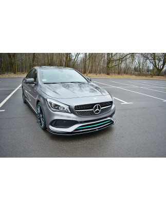 SPLITTER ANTERIORE V.1 MERCEDES-BENZ CLA C117 AMG-LINE FACELIFT (Cod. M-ME-CLA-117F-AMGLINE-FD1G)