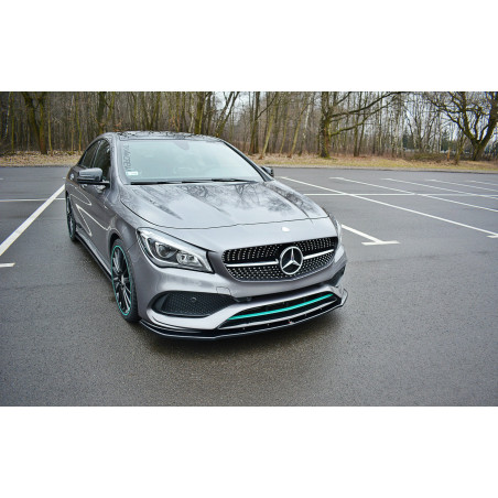 SPLITTER ANTERIORE V.1 MERCEDES-BENZ CLA C117 AMG-LINE FACELIFT (Cod. M-ME-CLA-117F-AMGLINE-FD1G)