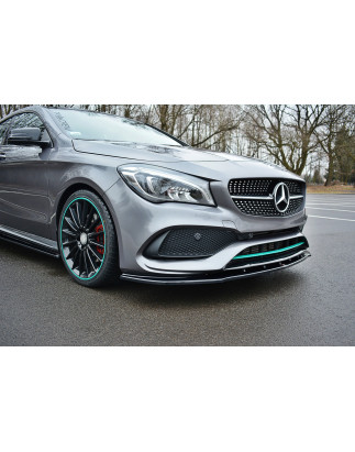 SPLITTER ANTERIORE V.1 MERCEDES-BENZ CLA C117 AMG-LINE FACELIFT (Cod. M-ME-CLA-117F-AMGLINE-FD1G)