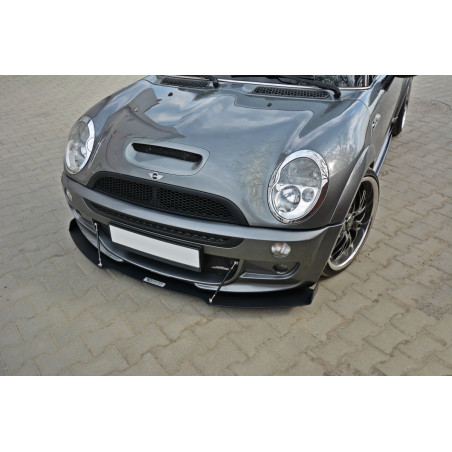 SPLITTER RACING ANTERIORE MINI R53 COOPER S JCW (Cod. M-MC-S-1-53-JCW-CNC-FD1A)