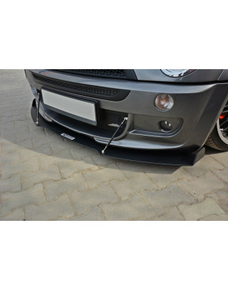 SPLITTER RACING ANTERIORE MINI R53 COOPER S JCW (Cod. M-MC-S-1-53-JCW-CNC-FD1A)