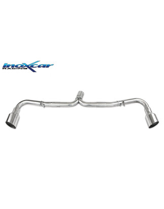 Posteriore senza silenziatore con uscita diam. 100 X-RACE DX+SX ALFA ROMEO 4C 1750 TBI – 241CV (Co