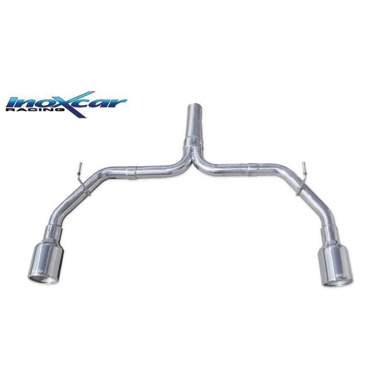 Posteriore senza silenziatore con uscita diam. 102 DX+SX ALFA ROMEO GIULIETTA 1750 TBI – 2010 235C