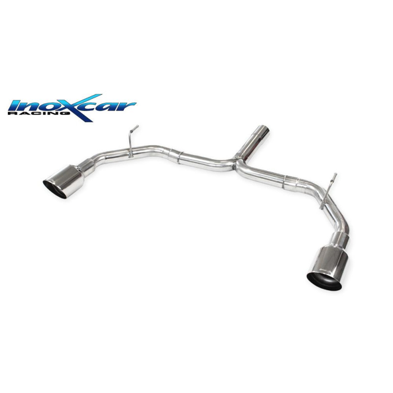Posteriore senza silenziatore con uscita diam. 100 RACING DX+SX ALFA ROMEO GIULIETTA 1750 TBI – 20