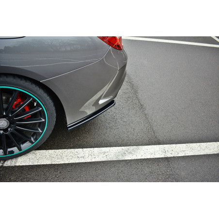 Splitters posteriori laterali Mercedes-Benz CLA AMG-Line C117  (Cod. M-ME-CLA-117F-AMGLINE-RSD1G)