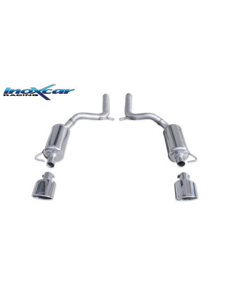 Posteriore con uscita singola ovale 150x105 OBLIQUO DX+SX AUDI A6 – 2008-2010 580CV (type 4F) (Cod