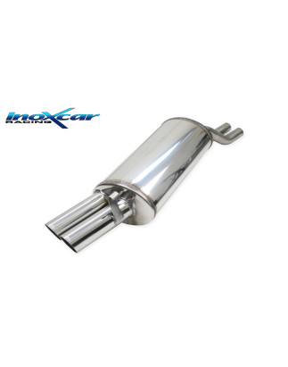 Posteriore silenziato con uscita 2 x diam. 70 RACING – BMW E30 1989-1991 SERIE 3 (Cod. I-BME30.03.