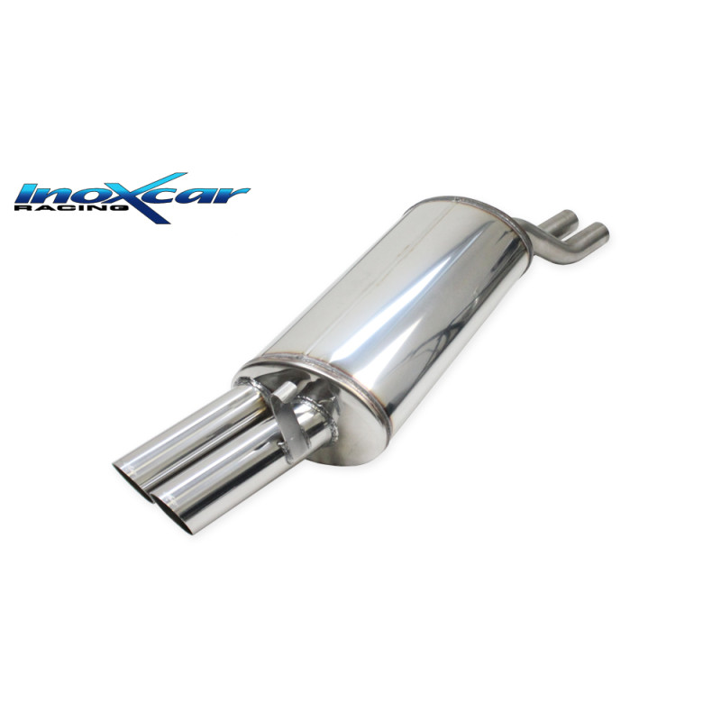 Posteriore silenziato con uscita 2 x diam. 70 RACING – BMW E30 1989-1991 SERIE 3 (Cod. I-BME30.03.