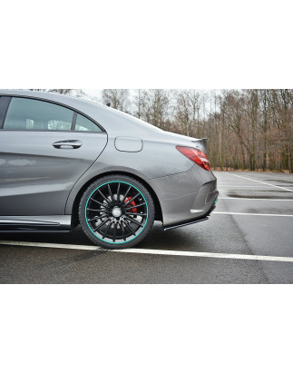 Splitters posteriori laterali Mercedes-Benz CLA AMG-Line C117  (Cod. M-ME-CLA-117F-AMGLINE-RSD1G)