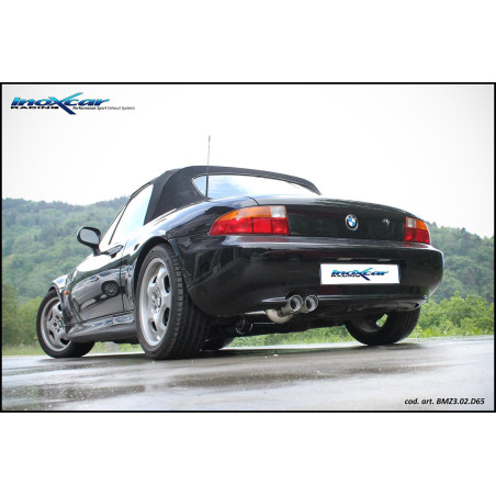 Posteriore con uscita 2 x diam. 65 RACING BMW Z3 ROADSTER 1.8 – 1996 (Cod. I-BMZ3.02.D65)