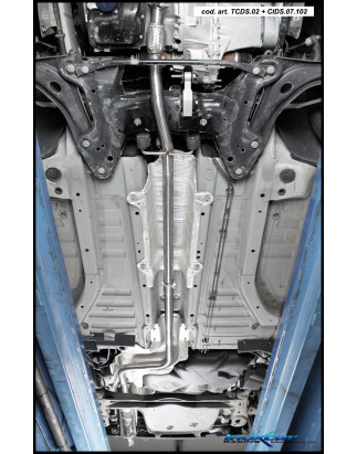 Posteriore senza silenziatore con uscita diam. 80 CITROEN DS3 1.2 – 2017 82CV (Cod. I-CIDS.08.80)