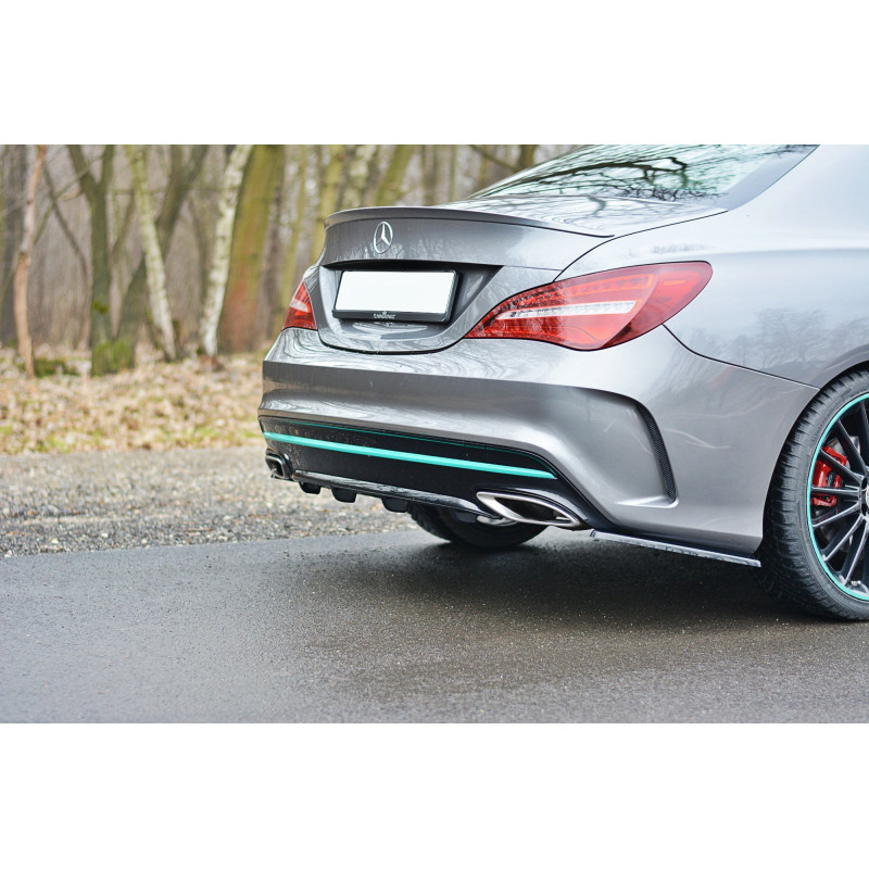 Sottoparaurti posteriore MERCEDES-BENZ CLA C117 AMG-LINE FACELIFT (Cod. M-ME-CLA-117F-AMGLINE-RS1G)