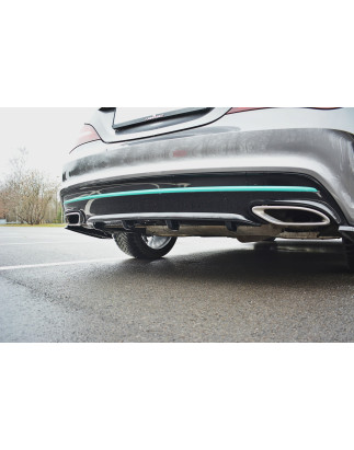 Sottoparaurti posteriore MERCEDES-BENZ CLA C117 AMG-LINE FACELIFT (Cod. M-ME-CLA-117F-AMGLINE-RS1G)