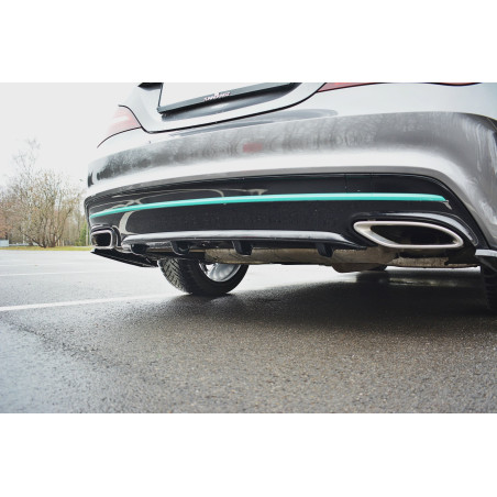 Sottoparaurti posteriore MERCEDES-BENZ CLA C117 AMG-LINE FACELIFT (Cod. M-ME-CLA-117F-AMGLINE-RS1G)