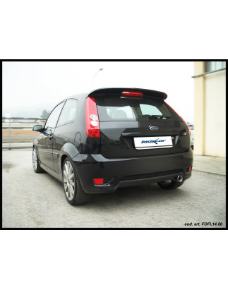 Posteriore con uscita singola diam. 90 X-RACE FORD FIESTA 2.0 16V ST – 2005 150CV MK5 (Cod. I-FOFI