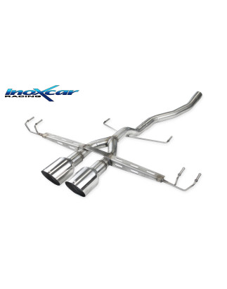Posteriore senza silenziatore con uscita centrale 2 x diam. 100 RACING HONDA CIVIC 1.5 TURBO – 201