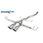 Posteriore senza silenziatore con uscita centrale 2 x diam. 100 RACING HONDA CIVIC 1.5 TURBO – 201