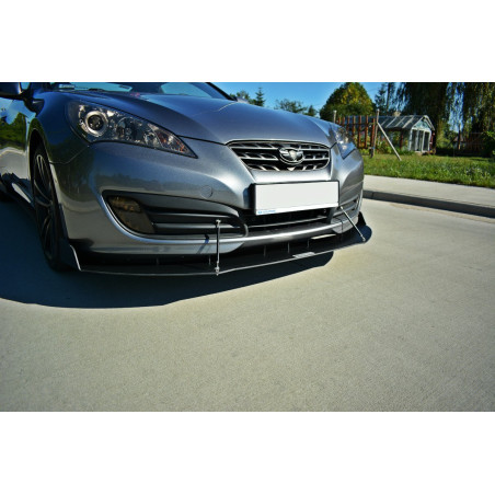 SPLITTER RACING ANTERIORE HYUNDAI GENESIS COUPÉ MK.1 (Cod. M-HY-GE-1-C-CNC-FD1A)