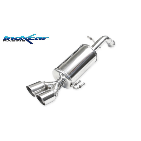 Terminale silenziato con uscita 2 x diam. 80 RACING KIA PICANTO GT-LINE 1.0 TGDI – 2018 100CV (Cod