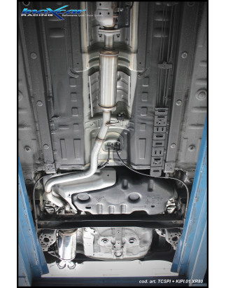 Terminale silenziato con uscita 2 x diam. 80 RACING KIA PICANTO GT-LINE 1.0 TGDI – 2018 100CV (Cod