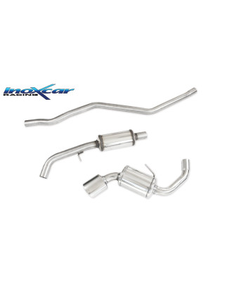 Tubo centrale con silenziatore e Posteriore uscita singola ovale 120x80 mm BMW E87 SERIE 1 120D – 