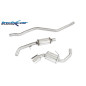 Tubo centrale con silenziatore e Posteriore uscita singola ovale 120x80 mm BMW E87 SERIE 1 120D – 