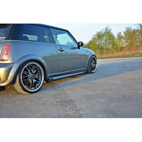 Diffusori minigonne racing MINI R53 COOPER S JCW  (Cod. M-MC-S-1-53-JCW-CNC-SD1A)