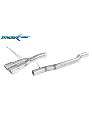 Posteriore senza silenziatore con uscita centrale 2 x diam. 90 RACING MINI COOPER JCW 2.0 – 2020-2