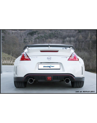 Posteriore con uscita diam. 110 X-RACE DX+SX NISSAN 370 Z NISMO 3.7 V6 – 2014 344CV 370Z (Cod. I-N