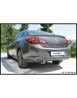 Posteriore con uscita ovale 120x80 mm OBLIQUO OPEL ASTRA J 1.4 TURBO BERLINA – 2015 140CV (Cod. I-