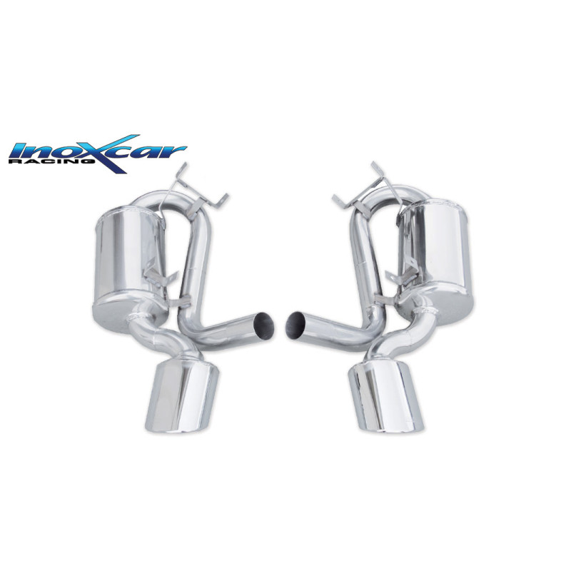 Posteriore con uscita ovale 150x105 OBLIQUO DX+SX – 2004-2008 Porsche 911 (Cod. I-OV997.02.150)