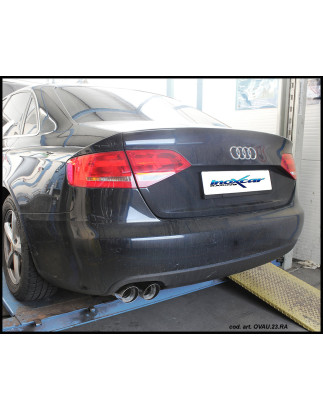 Posteriore con uscita 2 x diam. 80 X-RACE AUDI A4 QUATTRO B8 – 2008 211CV (type 8K) 4WD (Cod. I-OV