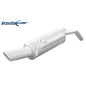 Posteriore con uscita singola ovale 120x80 mm PEUGEOT 207 1.4 16V – 2006 90CV (Cod. I-PE207.01.120