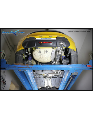 Posteriore senza silenziatore con uscita diam. 90 RACING PEUGEOT 208 1.2 – 2019 101CV NEW (Cod. I-