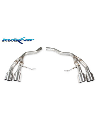 Posteriore senza silenziatore con uscita 2 x diam. 100 RACING DX+SX PORSCHE MACAN S 3.0 TDI V6 – 2
