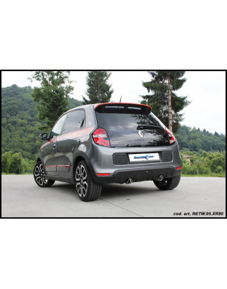 Posteriore con uscita diam. 80 RACING DX+SX RENAULT TWINGO III GT 900 – 2017 110CV (Cod. I-RETW.05