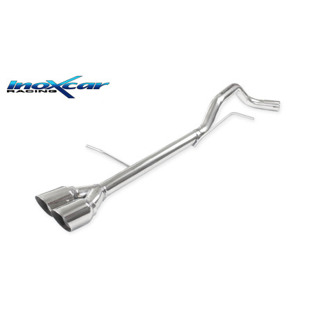 Posteriore senza silenziatore con uscita 2 x diam. 80 RACING – 2015 110CV Seat IBIZA (type 6J) SC