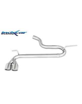 Posteriore senza silenziatore con uscita 2 x diam. 80 RACING SEAT LEON – 2015 122CV (type 5F) (Cod