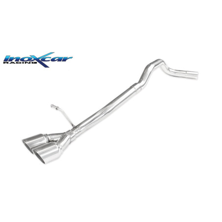 Posteriore senza silenziatore con uscita 2 x diam. 80 RACING SKODA FABIA – 2014 (NJ) (Cod. I-SKFA.