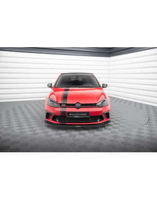 SPLITTER RACING ANTERIORE VW GOLF VII GTI CLUBSPORT (Cod. M-VW-GO-7-GTI-CS-CNC-FD1A)