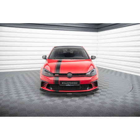 SPLITTER RACING ANTERIORE VW GOLF VII GTI CLUBSPORT (Cod. M-VW-GO-7-GTI-CS-CNC-FD1A)