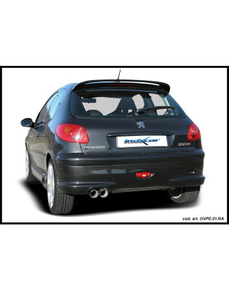 Tubo centrale silenziato PEUGEOT 206 RC 2.0 16V – 2006 177CV (Cod. I-TC206RCS)